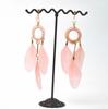 Dream Catcher famoso estilo étnico Brincos de cabelo de penas Handmade trançado Dream Net Brincos de penas boêmias orelhas de pena
