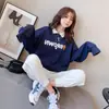 Sudadera de Nuevo Estilo 2026 con Cuello Polo para Mujer, Moda para Mujeres Tallas Grandes, Diseño Único, Estilo Coreano, Corte Holgado, Top Chaqueta de Principios de Otoño