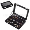 Venta al por mayor de exhibidor pequeño para joyería, caja de exhibición para almacenamiento de joyería, caja de exhibición de muestras para belleza y arte de uñas, joyero