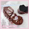 Sapatos com Orelha de Gato Estilo Novo para Meninas, Lolita Soft Girl Sola Grossa Laço Estilo Escolar Jk SapatosConfissão de Amor