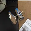Tênis de Treino Alemão Feminino com Estampa de Leopardo e Elevação Oculta Outono 2026 Retro Ballet Sola Grossa Sola Macia Esportivo Casual Sapatos Forrest Gump para Pessoas Baixas
