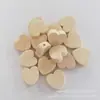 Colorido e Criativo Cor de Madeira Natural Estrela de Cinco Pontas Coração Formato de Estrela Contas de Madeira DIY Criativo Acessórios de Joias Infantis