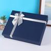 Caixa de Presente Lenço Azul Exquisita Simples Caixa de Embalagem Caixa de Presente de Aniversário Roupas Sapatos Embalados Caixa Vazia