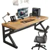 Mesa de computador, escrivaninha moderna simples para casa, mesa de escritório, mesa simples para estudante para quarto, mesa gamer