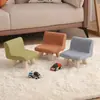 Banquito Pequeño para Niños para Uso en Casa, Banco Moderno y Sencillo de Sala de Estar de Moda con Respaldo, Silla Pequeña para Bebés, Taburete de Madera, Taburete Bajo
