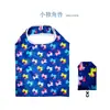 Almacén directo de fábrica tela de flores con forma de teléfono móvil plegable portátil bolsa de compras bolsa publicitaria LOGO transfronterizo