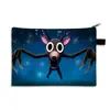 Bolsa de Almacenamiento Grande con Temática de Ciervos del Bosque, Estuche para Lápices de Papelería Estudiantil, Bolsita con Cremallera, Billetera para Monedas, Portátil