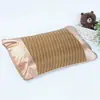 Funda de almohada fresca transpirable de primavera y verano personalizada de fábrica Funda de almohada rectangular de esterilla de ratán Funda de almohada cómoda y transpirable para cama