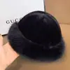 Chapéu Mongol de Pelo Sintético Imitação de Visom Coreano para Mulheres, Chapéu Mongol Espessado Quente de Veludo Imitação de Visom, Protetor de Orelha Baotou Versátil