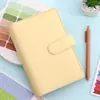 Caderno Macaron A6 com Capa Removível, Diário, Planejador, Bloco de Notas, Livro de Economia