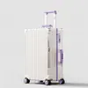 Equipaje 2025 Nuevo Maleta de Viaje con Ruedas de PC para Mujer Maleta Universal Multifuncional para Hombre Maleta de Mano de 24 pulgadas Maleta de Cuero
