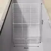 Refrigerador de estilo rejilla para supermercado con compartimentos de congelación y almacenamiento en capas de un solo lado, partición de congelador comercial