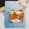 Serie YunnanAtracciones Culturales y Creativas ÚnicasXishuangbannaCiudad TurísticaSouvenirImanes de Refrigerador de Madera