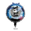 Comercio Exterior Globos de Película de Aluminio de Halloween de 18 Pulgadas Sudamérica Día de Todos los Santos Decoración de Fiesta Globos de Ambiente Festivo