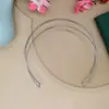 Gargantilha Aberta Redonda da Moda Nova em Aço de Titânio Cruzada Simples Lisa Anel de Pescoço em Aço Inoxidável Acessório Versátil Feminino