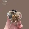 Pinza Pequeña para el Cabello de Malla con Flor Estilo Francés Ultra-Hada Modelo Nuevo 2026 para Cabello Semirecogido en la Parte Posterior de la Cabeza, Flequillo y Cabello Suelto