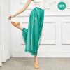 Oferta de liquidação ~ Calças de dança clássica chinesa Calças de perna larga de duas cores Calças de tencel divididas Dança folclórica elegante