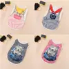 Colete Fino de Primavera para Filhote Roupa de Pet Gato Teddy Roupas de Gato Verão Bulldog Francês Cachorrinho Bichon Roupas de Verão