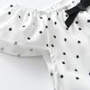 Roupas de Bebê Roupas de Verão Novas Blusas para Meninas Poá Roupas para Recém-Nascidos Camiseta de Bebê Roupas Doces para Passeio de Bebê