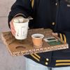 Loja de Padaria Saco de Papel Kraft Saco de Papel à Prova de Óleo Saco Europeu Saco para Bagel Saco para Pão com Água Alcalina Saco Triangular Saco de Embalagem Comercial