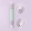Conjunto de canetas de silicone de duas cabeças de dupla finalidade 5 nail art escultura oca caneta em relevo caneta de cabeça de cola de unhas ferramenta de argila macia