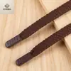 Cordón Plano de Poliéster-Algodón de 1 cm, Cordón de Capucha Colorido, Cordón Versátil para Cintura Casual, con Colgante de Metal, en Stock para Envío Inmediato