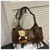 Bolsa tote grande de alta qualidade 2026 nova elegante versátil para o dia a dia transversal bolsa de ombro única bolsa de axila texturizada