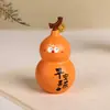 Lindo Enfeite de Cabacinho para Boa Sorte, Decoração de Casa com Bênção Chinesa, Enfeite de Carro, Pequena Decoração de Mesa