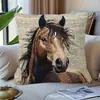 Funda de Almohada de Perro de Alpaca Más Vendida Transfronteriza, Linda Funda de Cojín Decorativa para Dormitorio de Gato, Hogar, Sofá