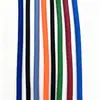 Cadarços coloridos sólidos, calça de moletom esportiva, cordões de algodão puro com pontas de borracha de 5 mm, cordões de cintura de poliéster em estoque do fabricante