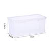 Caja de almacenamiento transparente para papelería doméstica con tarjeta multifuncional, gran capacidad, caja para pan y fideos, caja clasificadora de especias multiespecificación