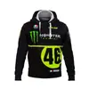 Sudadera con capucha 2024 Primavera y Otoño Estampado Digital 3D Unisex Holgada Casual Exterior Chaqueta de Motociclista