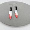 Amazon Especializa-se em Manchas de Sangue Acrílico Dupla Face Personalizado Faca de Cozinha Brincos Engraçados Brincos Cor de Sangue