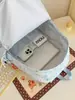 Mochila Estilo Coreano Chica Dulce Suave Reductora de Edad Verano Viaje Almacenamiento Mochila Pequeña con Degradado de Luz Estelar Baja Saturación Fresca y Delicada