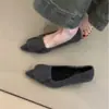 Zapatos de Lana de Tacón Alto con Punta Francesa Estilo Nuevo 2026, Versátiles Retro Elegantes, Forrados de Felpa, Tacón Fino, Zapatos de Boca Baja Individuales para Mujer