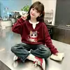 Nuevo Top Informal de Manga Larga con Tejido de Gofre para Niñas, Estiloso y de Moda, Temporada Primavera y Otoño 2026