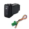 Adequado para Toyota chave de ignição antiga luz de neblina luz diurna gravador radar fonte de alimentação interruptor de modificação sem perdas