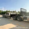 Exportação Transfronteiriça de Semirreboques Plataforma Pesados de Cama Baixa, Caminhões Plataforma para Contêineres e Semirreboques Plataforma para Transporte de Carga