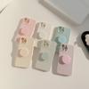 Capa de celular com suporte de cor sólida 14Promax Apple 13 para iphone11 Japão e Coreia do Sul macaron 12 uma geração de cabelo
