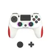 Controlador de Juego Ps4 Transfronterizo Bluetooth Inalámbrico Seis Ejes Luz Rgb Controlador Consola P4 Detección de Movimiento PC Steam Computadora