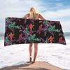 Estilo Havaiano Microfibra Toalha Impressa Praia Férias Natação Praia Toalha de secagem rápida e variável Toalha de banho toalha quadrada