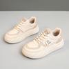[Personalizado] Hy5817 Sapatos Brancos Novos 2024 Outono Sapatos Respiráveis Tênis Casuais Femininos Solas Grossas Resistentes ao Desgaste Aumentadas