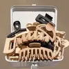 Pinza para el Cabello Extra Grande para Mujer 2025 Nuevo Estilo Pinza para el Cabello para la Parte Trasera de la Cabeza Pinza para el Cabello de Otoño e Invierno Pinza de Tiburón Pinza para el Cabello Tocado