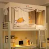 Dormitorio Nuevo Red Mosquitera Cortina Blackout Integrada Litera Protección Privacidad Chicas Universitarias Cortina de Cama