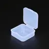 Caixa Quadrada Pequena Transparente Caixa de Joias Caixa Pequena para Brincos de Ouvido Caixa de Armazenamento Mini Brincos Caixa de Joias Portátil Fabricante