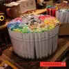 Caja de Almacenamiento para Marcadores Portalápices Giratorio Acrílico Cosméticos Papelería Lápices de Colores Bolígrafo Dormitorio Organizador de Escritorio