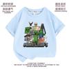 Mi Mundo Camiseta de Algodón de Manga Corta Moda de Verano Marca Camiseta Holgada para Niños Guapa Moderna Ropa para Niños Grandes Moda