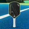 Pala de pickleball de fibra de carbono T700 con acabado mate texturizado, set completo profesional de pickleball