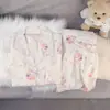 Conjunto de Pijama Nuvem de Algodão Dopamina Manga Longa Estilo Primavera e Outono Doce Conjunto de Roupa de Casa Feminina Venda por Atacado de Fábrica