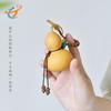 Cordón de calabaza trenzado a mano, tejido a mano, con asa antigua, accesorio de bricolaje, colgante con punta de dedo, accesorios de cuerda